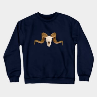 Ram's Skull Skeleton Crewneck Sweatshirt